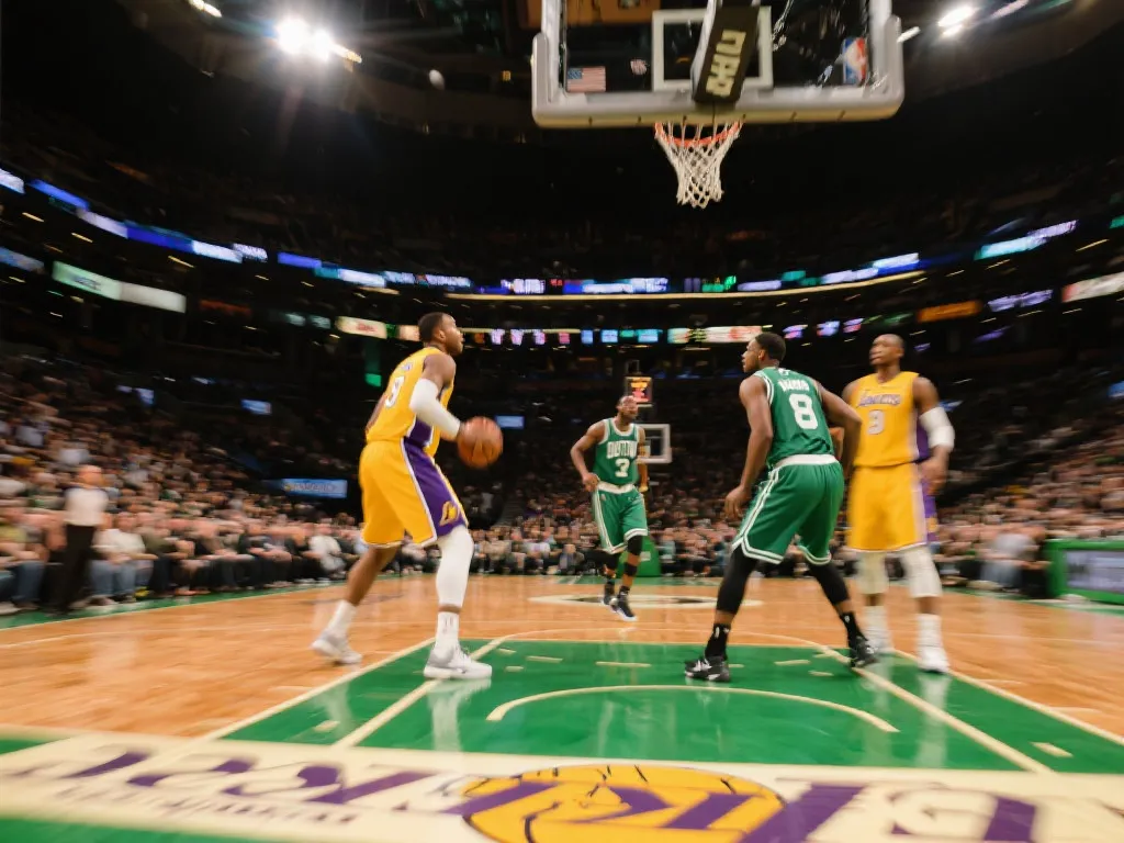 湖人与凯尔特人NBA总决赛激战