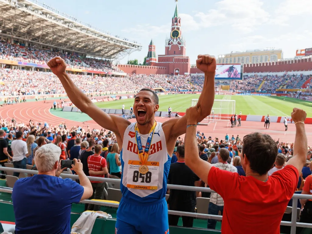 卢兹尼基体育场运动日现场